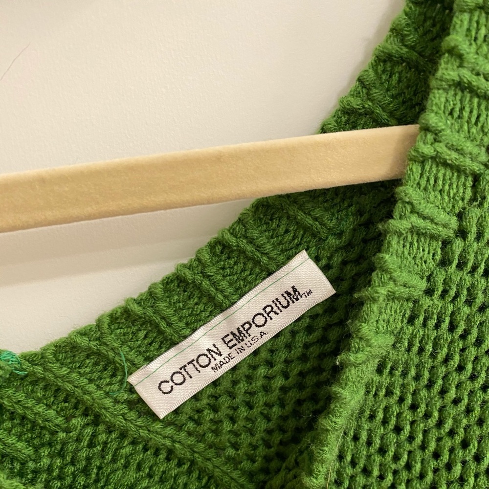 Cotton Emporium knit cape